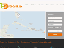 Tablet Screenshot of foodanddrink-antigua.com